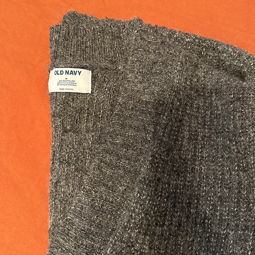 Old navy heavy wool like cardigan sweater - Picture 4 of 4
